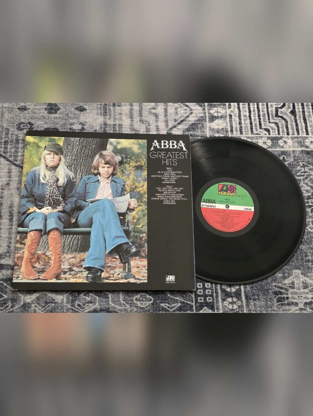 ABBA Greatest Hits Vinyl LP 1976 Atlantic Records Gatefold SD 19114 Vintage Rare